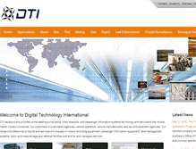 Tablet Screenshot of dti.com.au